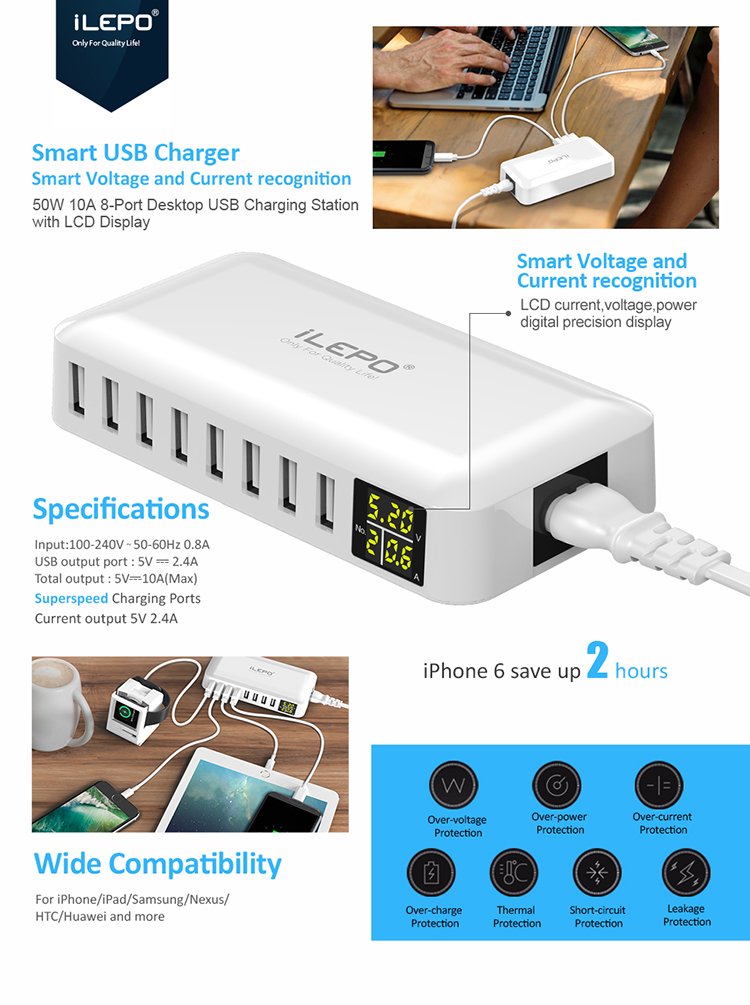 ilepo-Service Provider/Online Store Partner-usb charger multiple ports