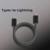 ilepo-Magnetic C to Lighting-Fast Charging Cable for iPhone 15 Samsung Google