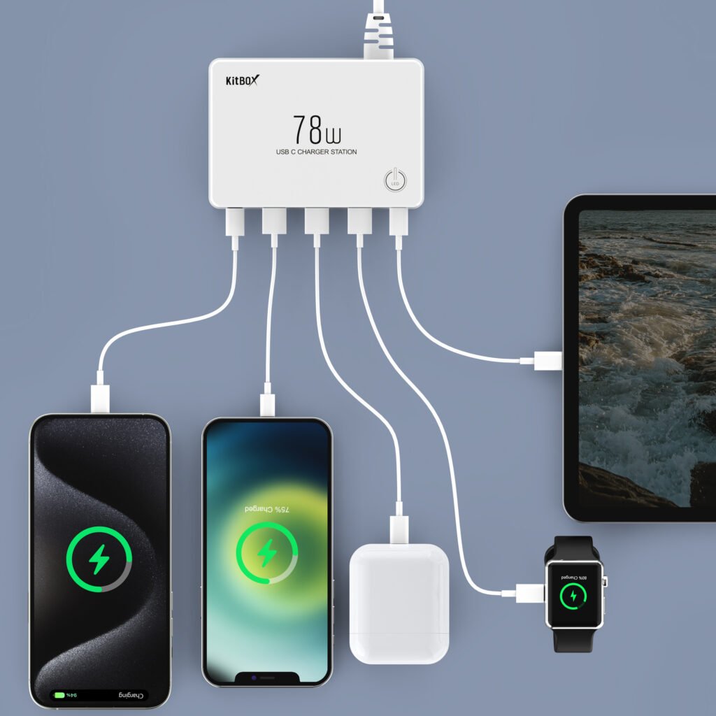 ilepo-Charger&Adapter Partner-charging station for multiple devices